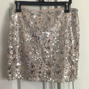 Sparkle mini skirt